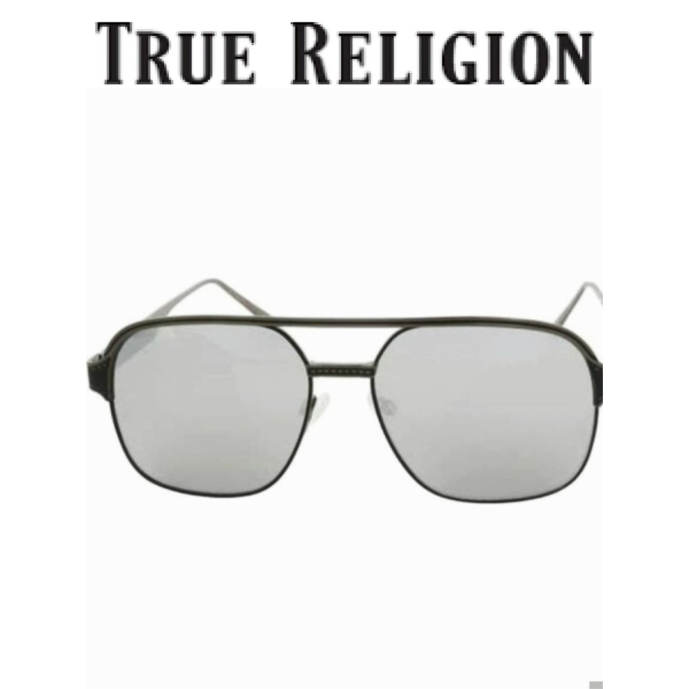 True Religion 60 MM Aviator Sunglasses